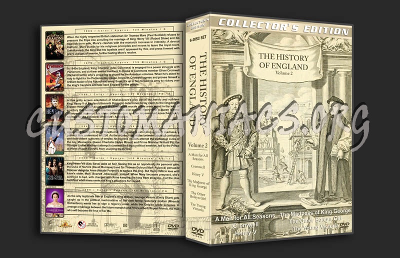 The History of England  - Volume 2 dvd cover