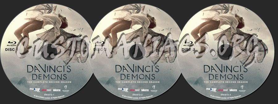 Da Vinci's Demons season 2 blu-ray label