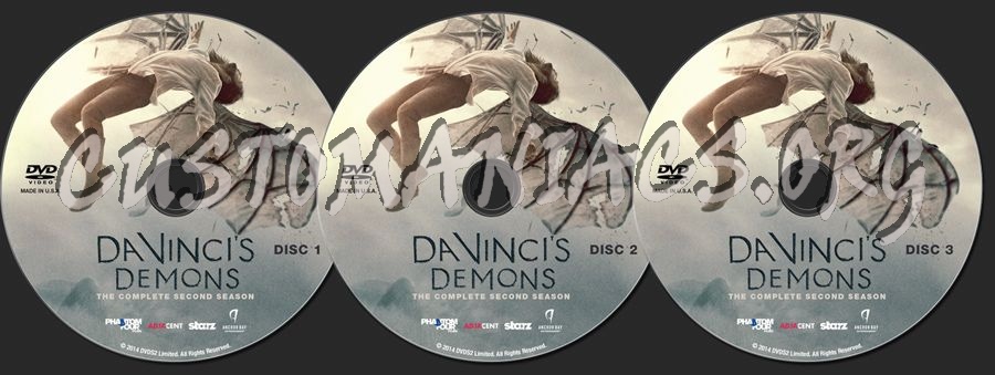 Da Vinci's Demons season 2 dvd label