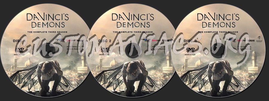 Da Vinci's Demons season 3 dvd label