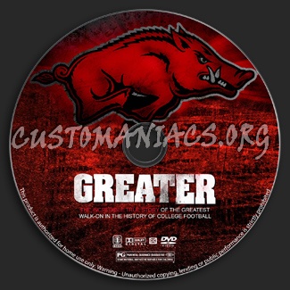 Greater dvd label