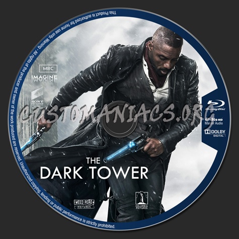 The dark Tower (2017) blu-ray label