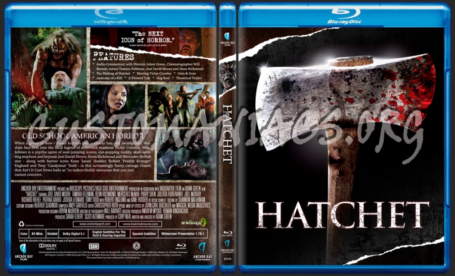 Hatchet blu-ray cover