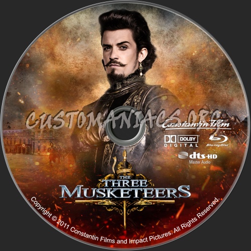 The Three Musketeers blu-ray label