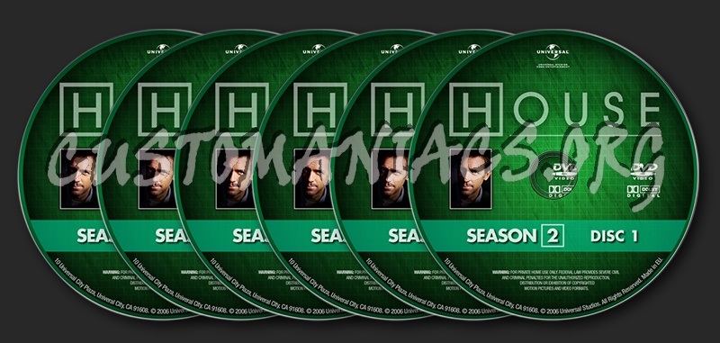 House S2 dvd label