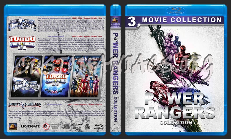 Power Rangers Collection blu-ray cover