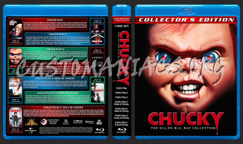 Chucky: The Killer Blu-ray Collection blu-ray cover