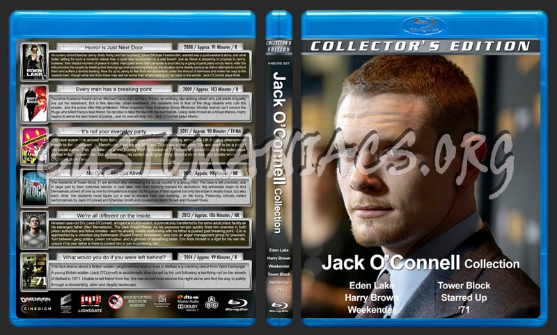 Jack O Connell Collection blu-ray cover