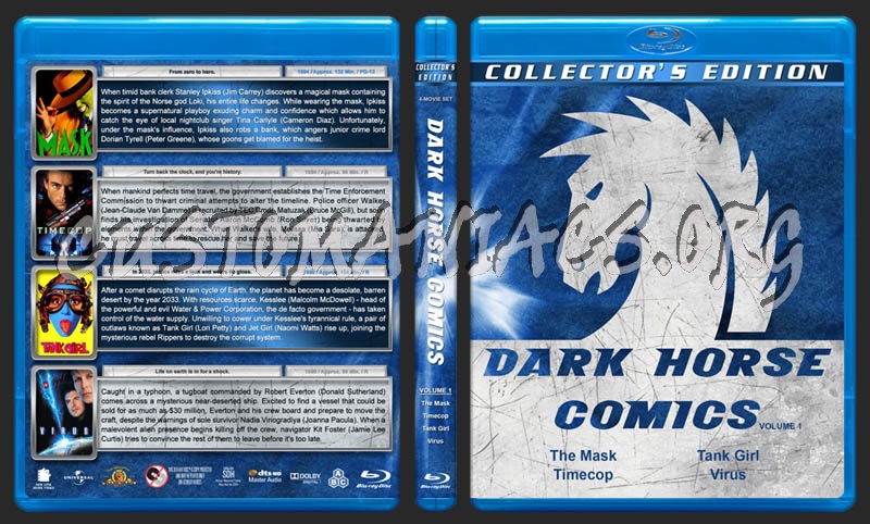 Dark Horse Comics - Volume 1 blu-ray cover