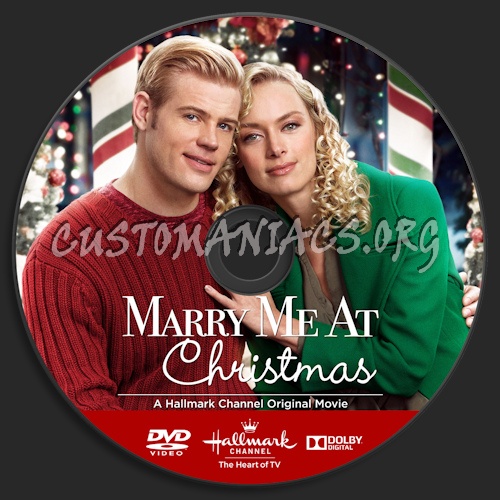 Marry Me At Christmas dvd label