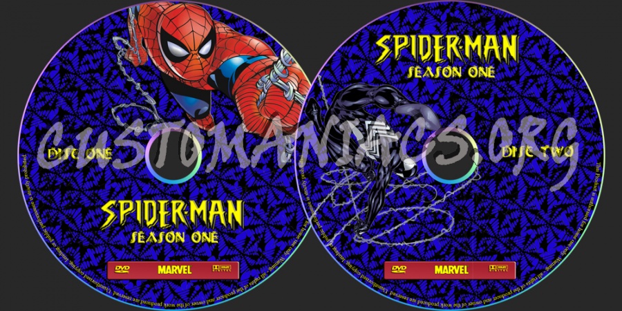 Spider-Man TAS dvd label