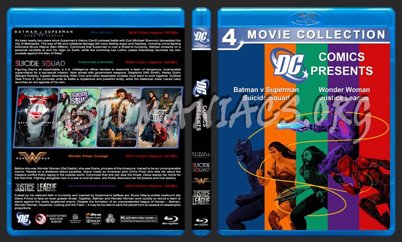 DC Comics Collection blu-ray cover