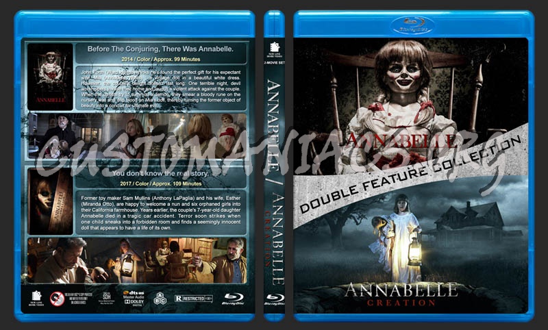 Annabelle Double Feature blu-ray cover