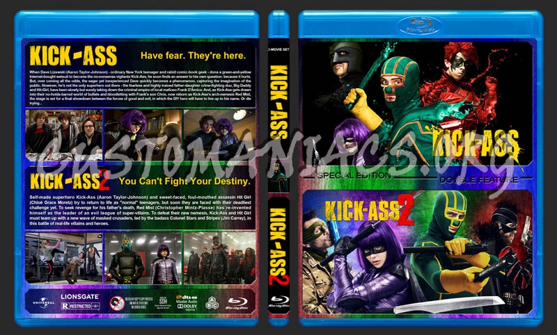 Kick-Ass Double Feature blu-ray cover