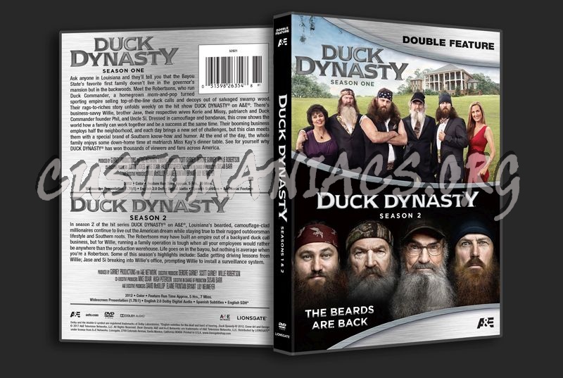 Duck Dynasty Season 1&2 dvd cover