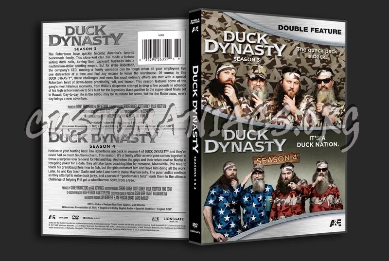 Duck Dynasty Season 3&4 dvd cover