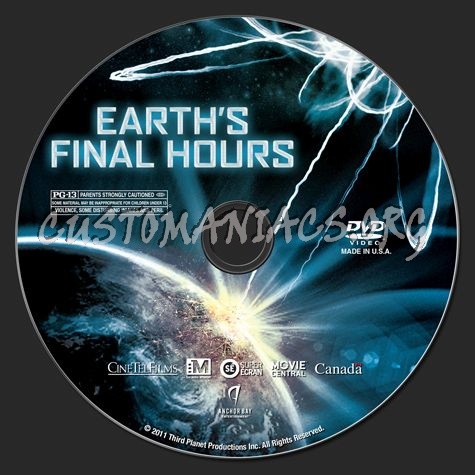 Earth's Final Hours dvd label