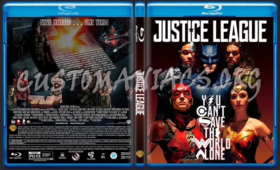 DVD Covers & Labels by Customaniacs - View Single Post - Justice League ...