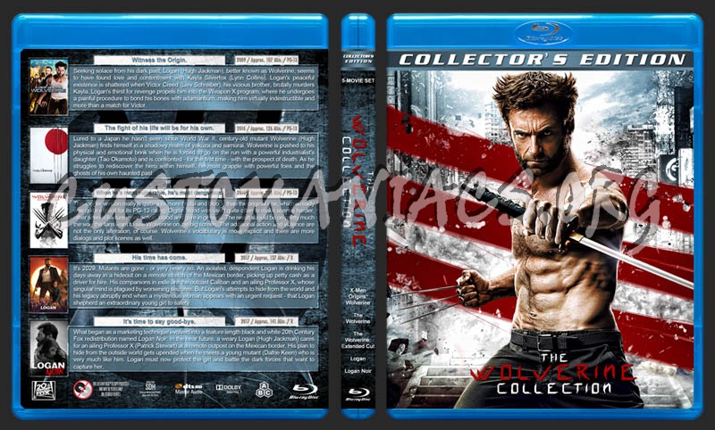 The Wolverine Collection blu-ray cover