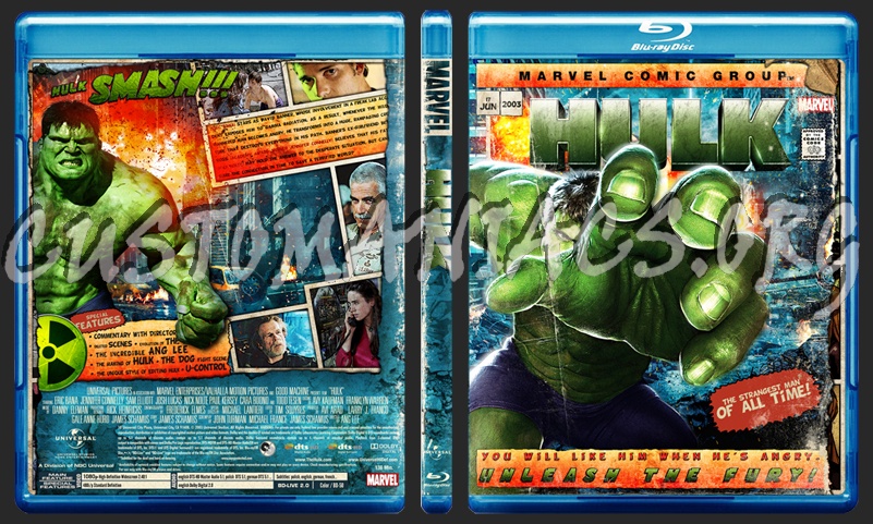 Hulk - Matush Comics Collection blu-ray cover