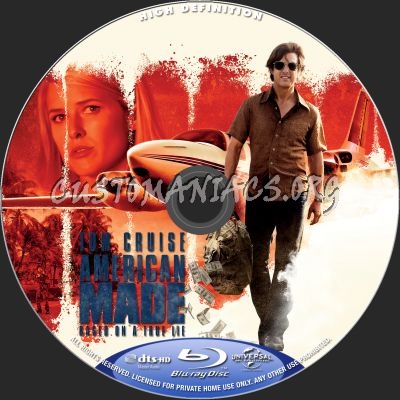 American Made blu-ray label