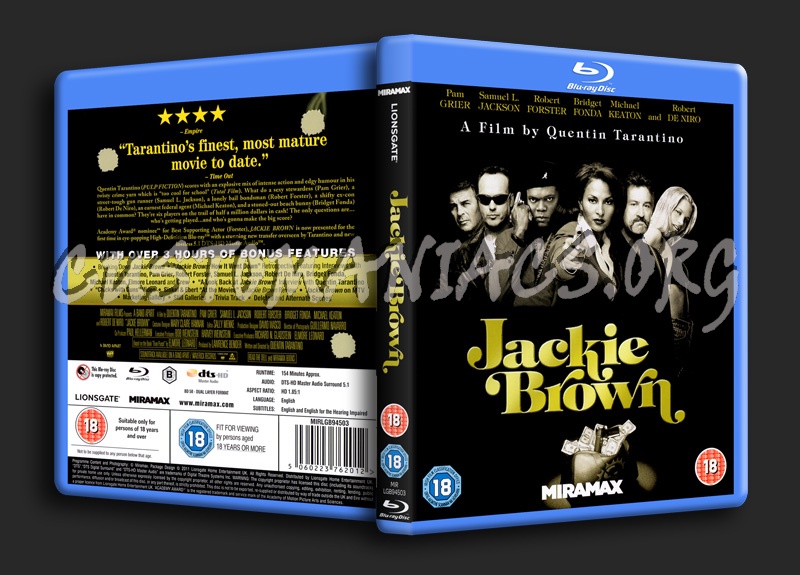 Jackie Brown blu-ray cover