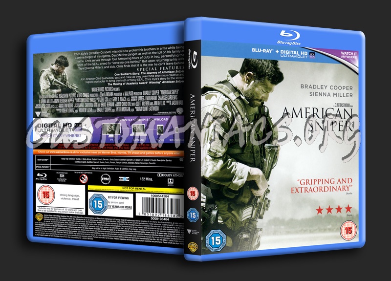 American Sniper blu-ray cover