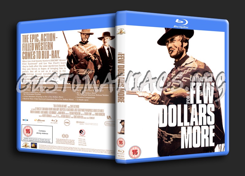 For a Few Dollars More blu-ray cover