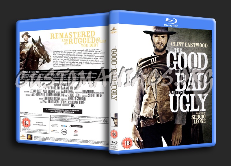 The Good, The Bad and The Ugly blu-ray cover