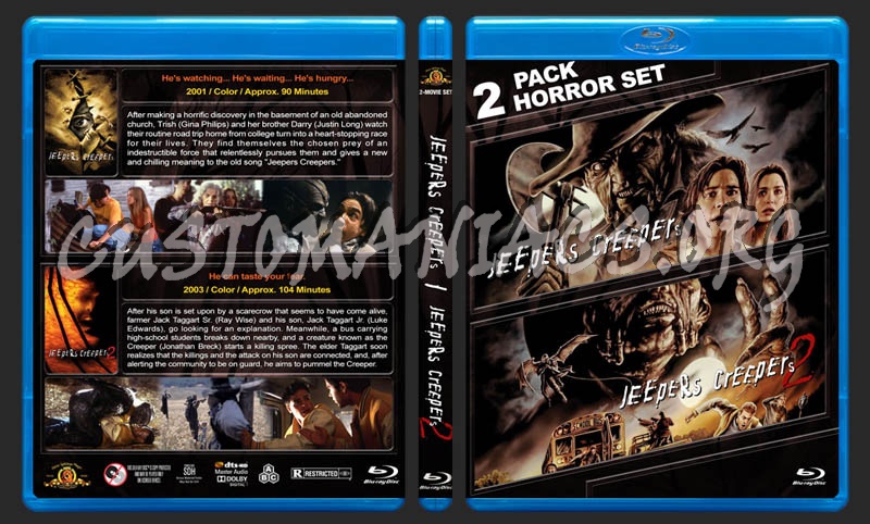 Jeepers Creepers Double Feature blu-ray cover