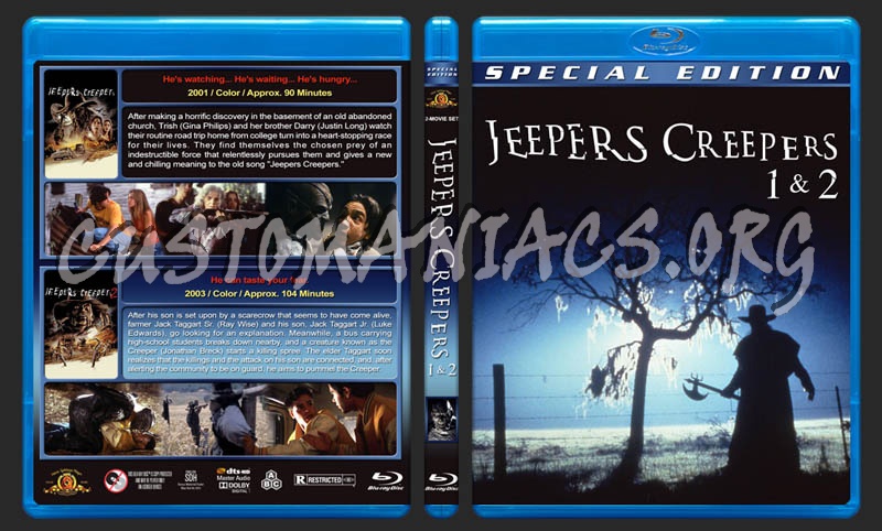 Jeepers Creepers Double Feature blu-ray cover