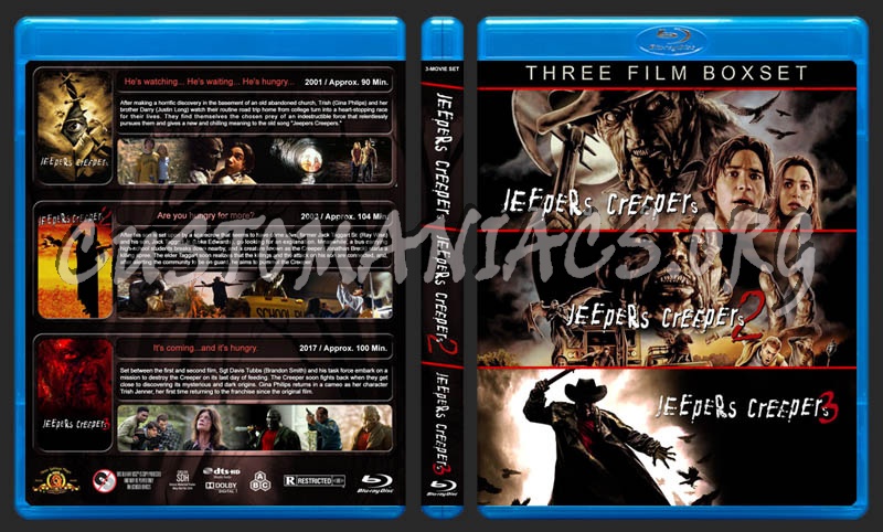 Jeepers Creepers Triple Feature blu-ray cover