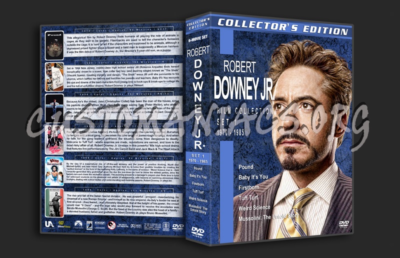 Robert Downey Jr. Film Collection - Set 1 (1970-1985) dvd cover