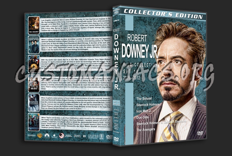 Robert Downey Jr. Film Collection - Set 10 (2009-2012) dvd cover