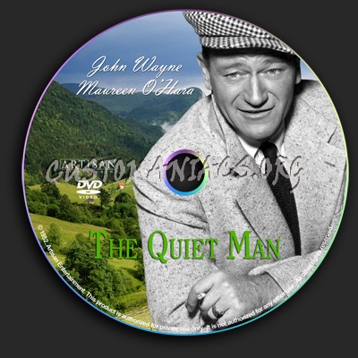 The Quiet Man dvd label