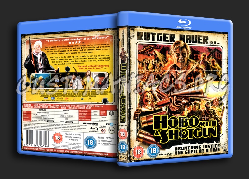 Hobo with a Shotgun blu-ray cover