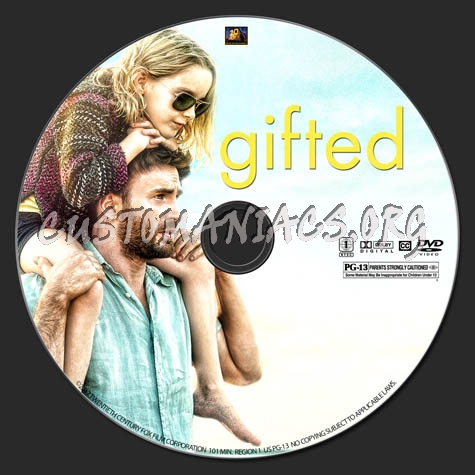 Gifted dvd label