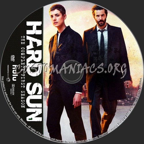 Hard Sun Season 1 dvd label