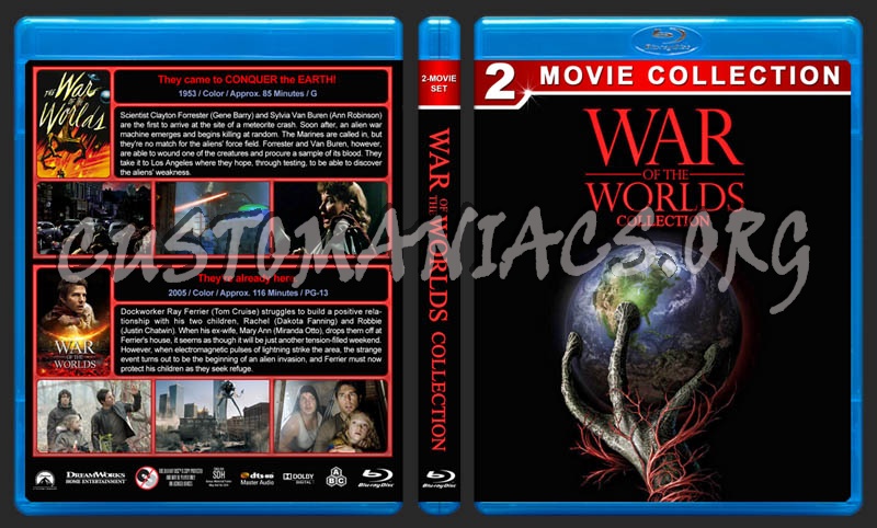 War of the Worlds Collection blu-ray cover