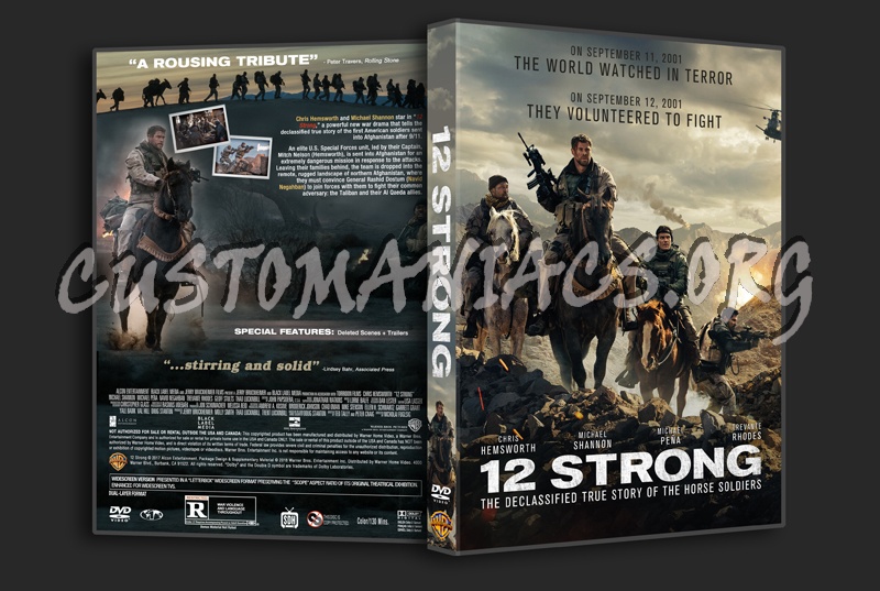 12 Strong dvd cover