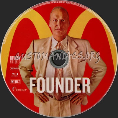 The Founder blu-ray label