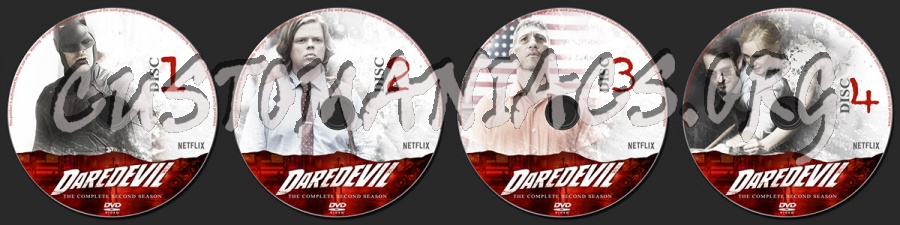 Daredevil Season 2 dvd label