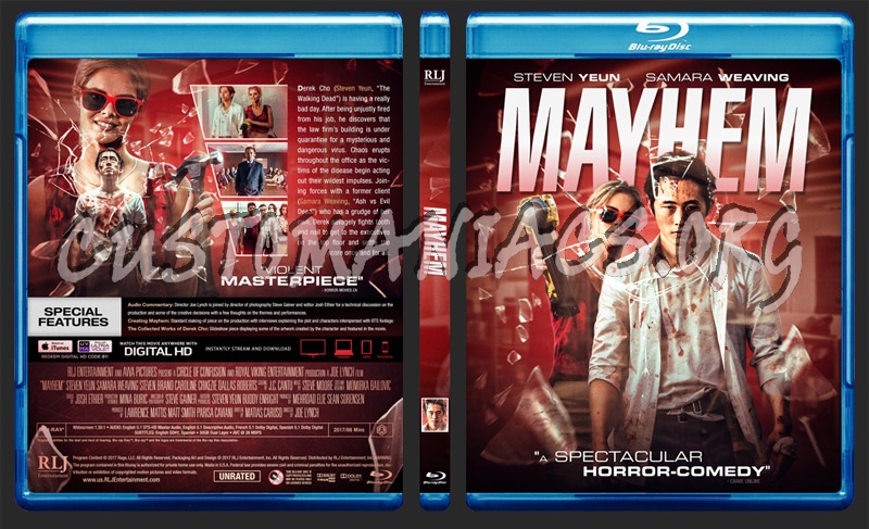 Mayhem blu-ray cover