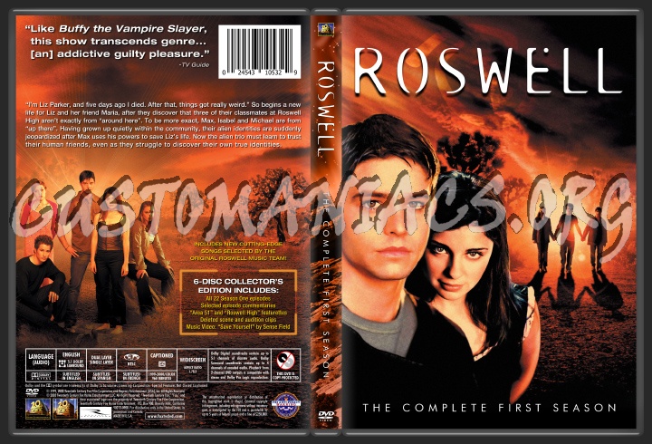 Roswell dvd cover - DVD Covers & Labels by Customaniacs, id