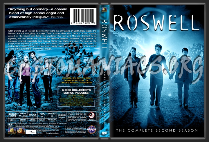 Roswell dvd cover - DVD Covers & Labels by Customaniacs, id