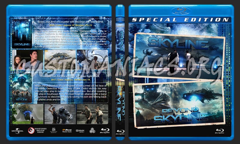 Skyline Double Feature blu-ray cover