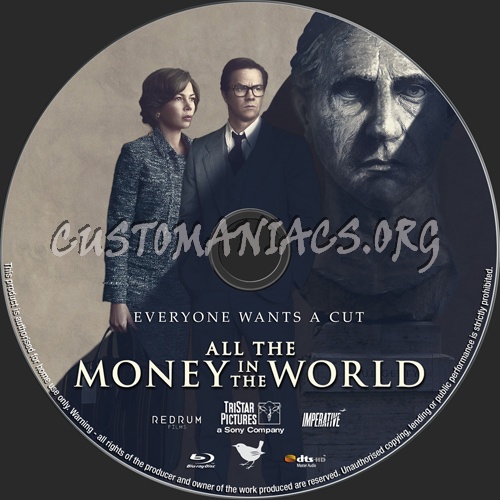 All The Money In The World blu-ray label