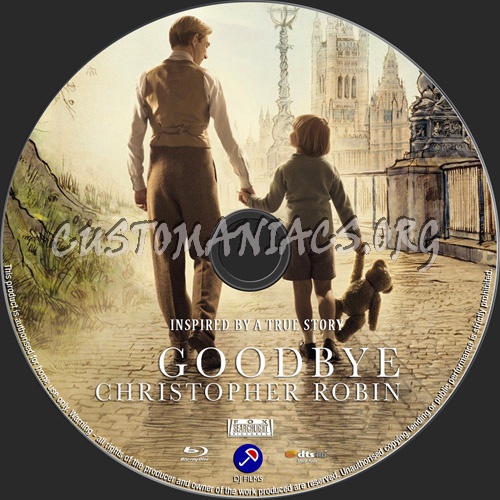 Goodbye Christopher Robin blu-ray label