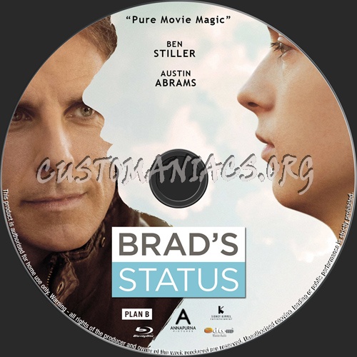 Brad's Status blu-ray label