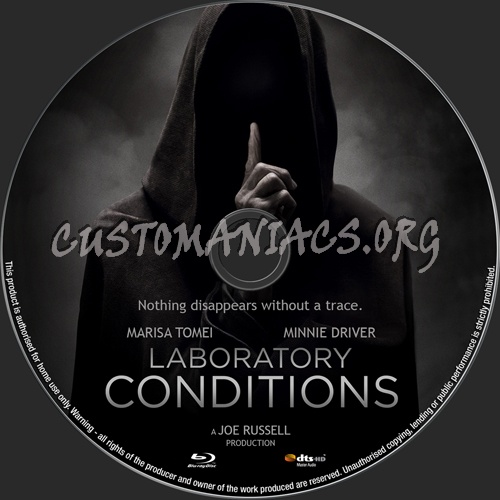 Laboratory Conditions blu-ray label